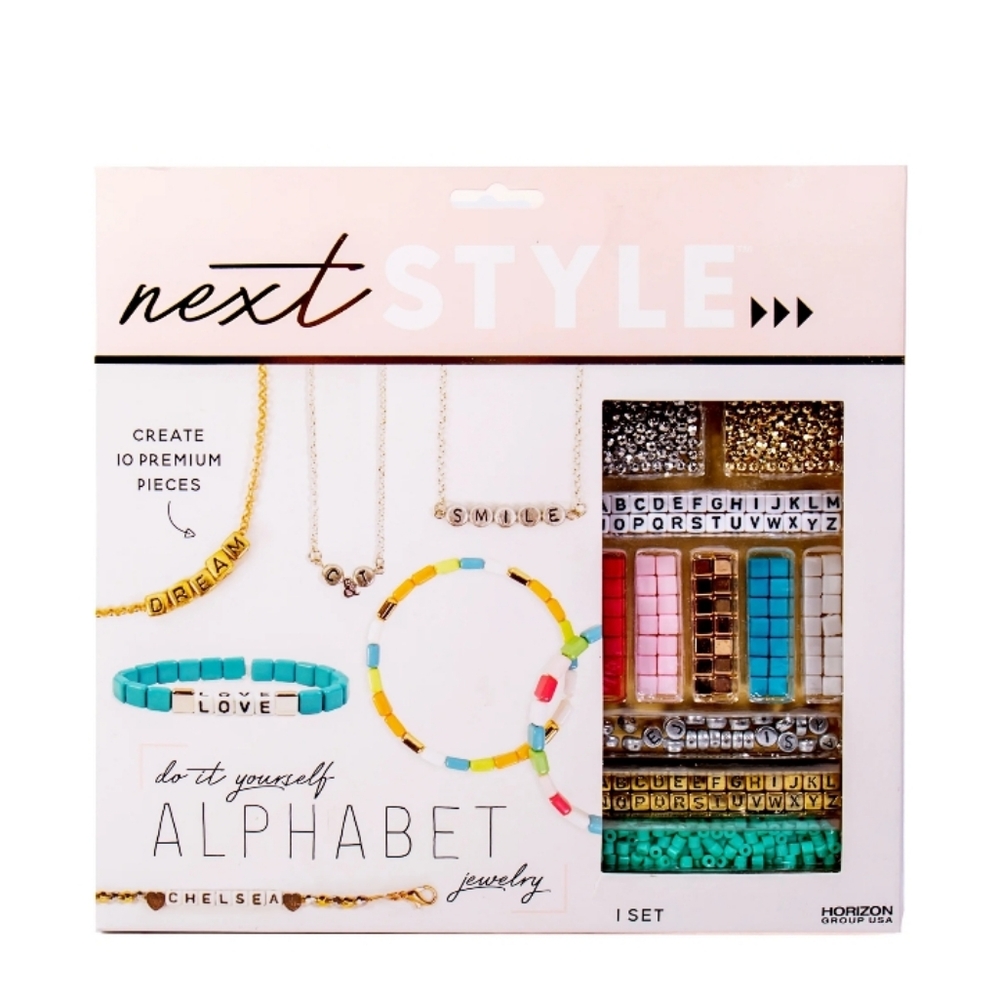 NEXT STYLE DIY ALPHABET JEWELRY SET